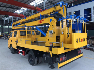 湖北福田43米高空作業車價格解析及產品圖片，兼談清洗吸污車選購要點